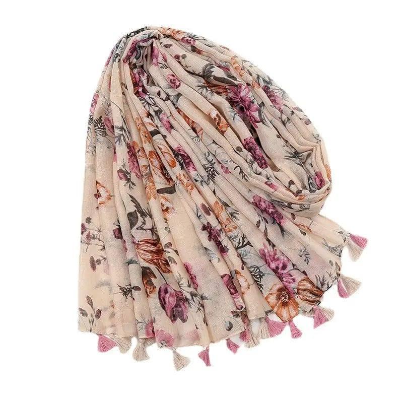 Women's Fashion Cotton And Linen Scarf-8