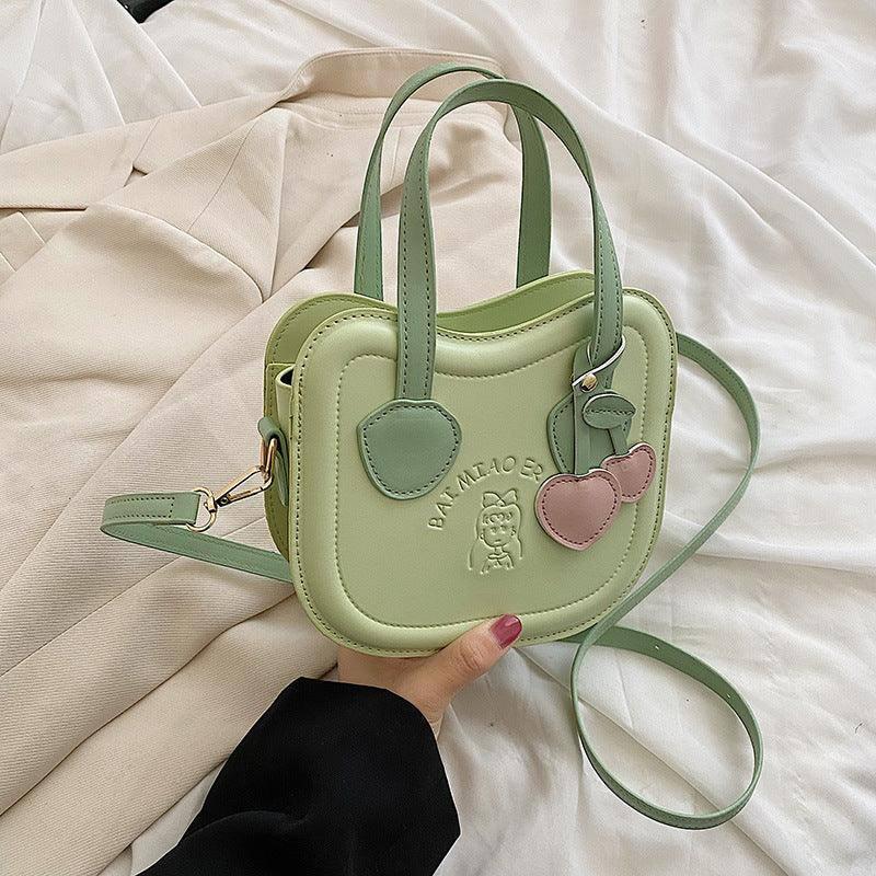 Women's New Fashion Versatile Crossbody Fashionable One-Green-7