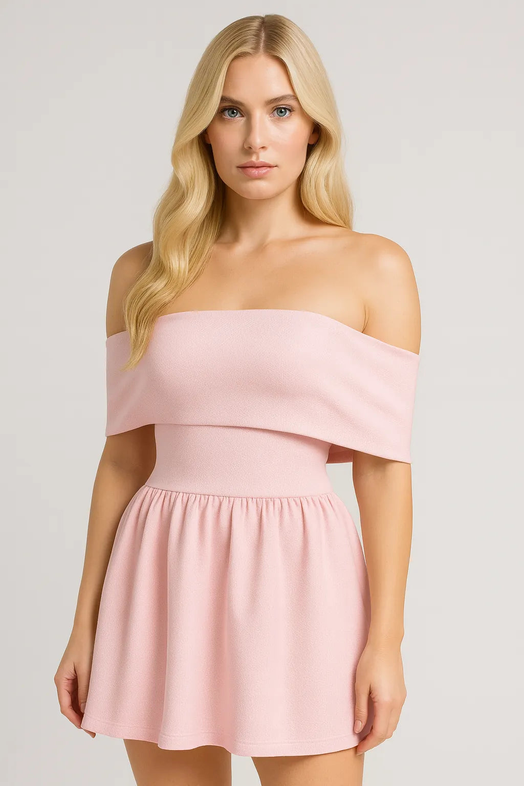 Gestricktes Strandurlaubskleid im europäischen und amerikanischen Stil